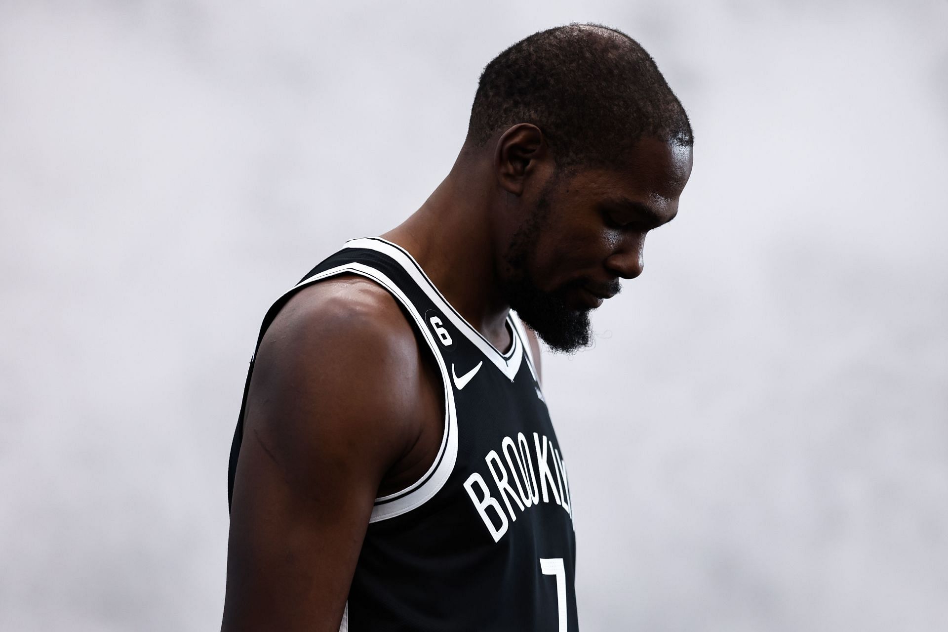Superstar forward Kevin Durant at Brooklyn Nets Media Day